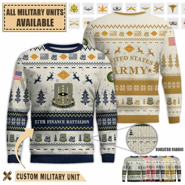 27th finance battalionpremium ugly sweater wp9pt