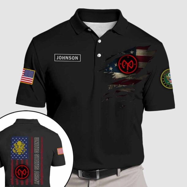 27th id 27th infantry divisionquarter zip hoodie aop polo tshirt f01j1