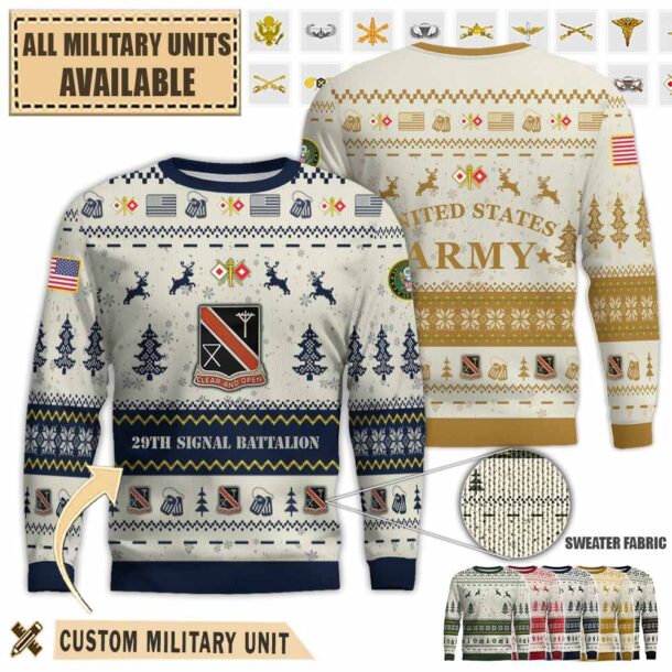 29th sig bn 29th signal battalionpremium ugly sweater 4vlph
