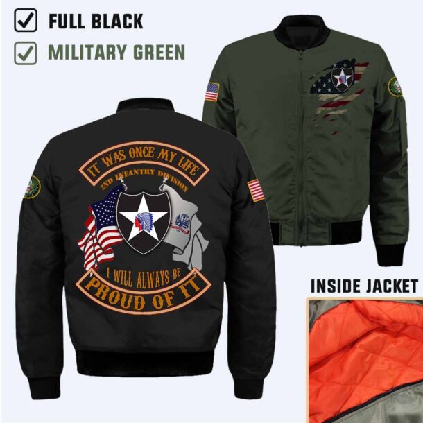 2nd id 2nd infantry divisioncotton printed shirts gkvya