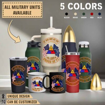 3 113 m infantry regiment 50th admilitary drinkware collection ef5h9
