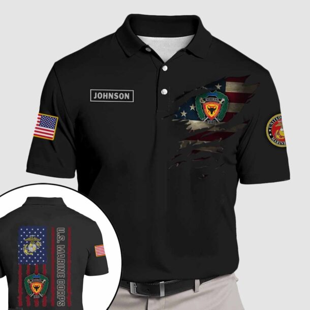 3 4 marines 3rd battalion 4th marinesquarter zip hoodie aop polo tshirt c40az