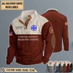 3 6 marines 3rd battalion 6th marinesstand collar sweatshirt sq5fk
