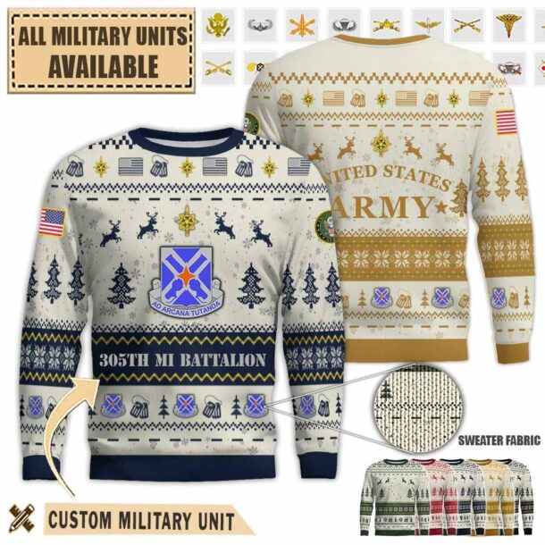 305th mi bn 305th military intelligence battalionpremium ugly sweater 29evn