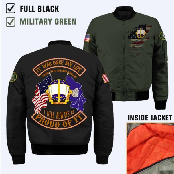 308th ca bde 308th civil affairs brigadecotton printed shirts ak8gf