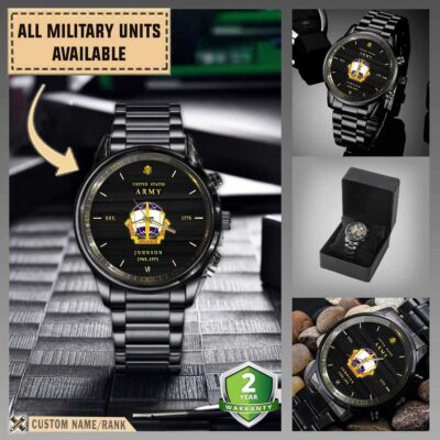 308th ca bde 308th civil affairs brigademilitary black wrist watch 6kntw