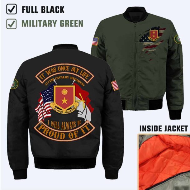 311th cavalry regimentcotton printed shirts jyn4b