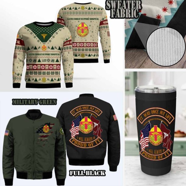 345th csh 345th combat support hospitalsweater tribute sets 7bywv
