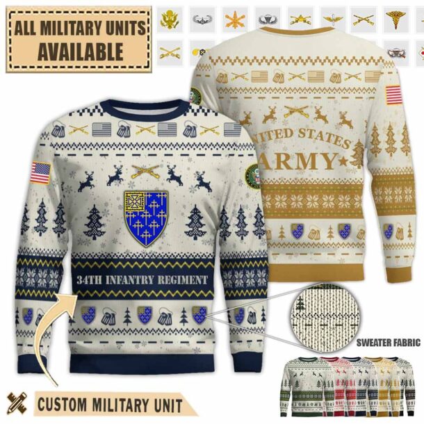 34th infantry regimentpremium ugly sweater d6ctq