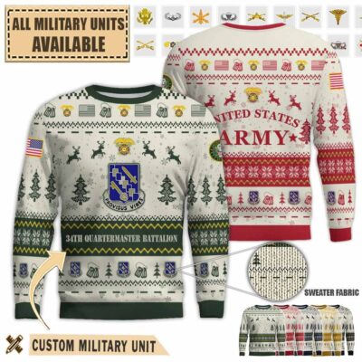34th qm bn 34th quartermaster battalionpremium ugly sweater 6eddh