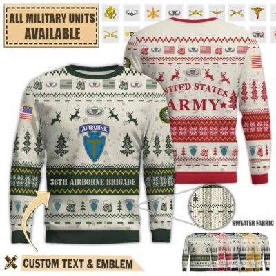 36th airborne brigadepremium ugly sweater dn0vf