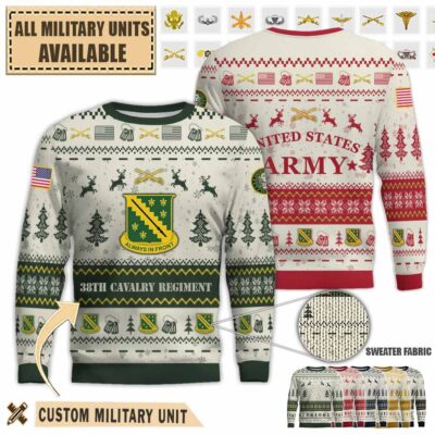 38th cav 38th cavalry regimentpremium ugly sweater me10k