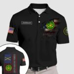 3rd acr 3rd armored cavalry regiment brave riflesquarter zip hoodie aop polo tshirt z07u0