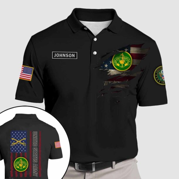 3rd acr 3rd armored cavalry regiment brave riflesquarter zip hoodie aop polo tshirt z07u0