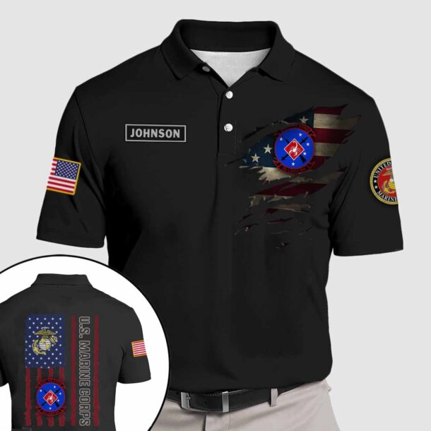 3rd laad 3rd low altitude air defense battalionquarter zip hoodie aop polo tshirt o1i4w