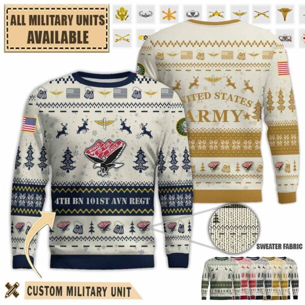 4 101 avn 4th battalion 101st aviation regimentpremium ugly sweater dd2hn