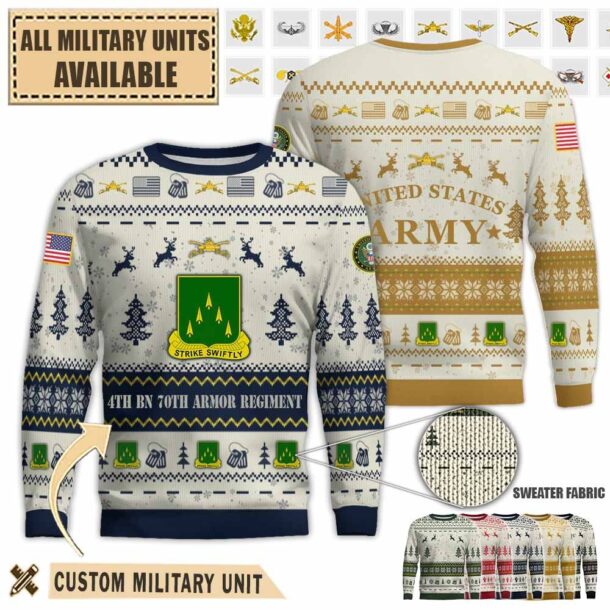4 70 armor 4th battalion 70th armor regimentpremium ugly sweater 8uesx