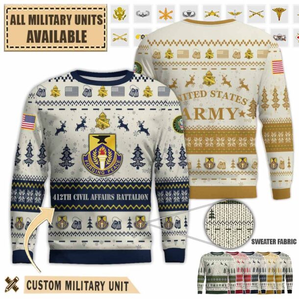 412th ca bn 412th civil affairs battalionpremium ugly sweater uyqp8
