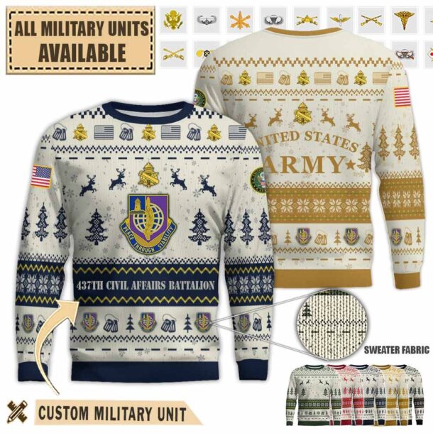437th ca bn 437th civil affairs battalionpremium ugly sweater 6sjjn