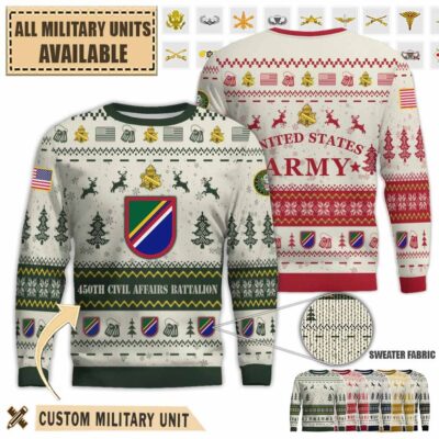 450th ca bn 450th civil affairs battalion airborne premium ugly sweater ho8oh