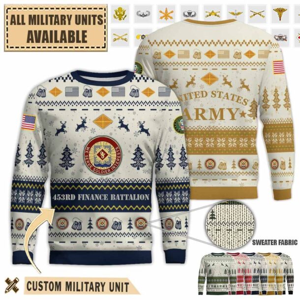 453rd finance battalionpremium ugly sweater mk91v
