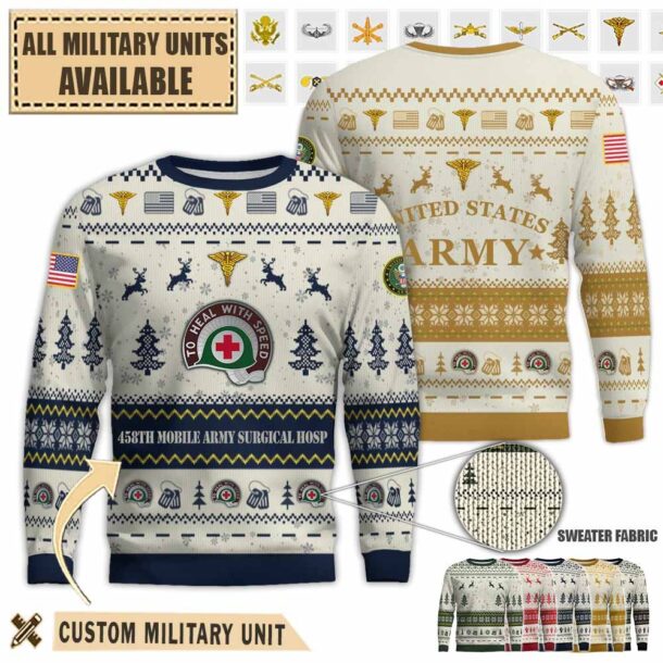 458th mash 458th mobile army surgical hospitalpremium ugly sweater e8oxe