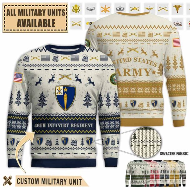 46th infantry regimentpremium ugly sweater exfhc