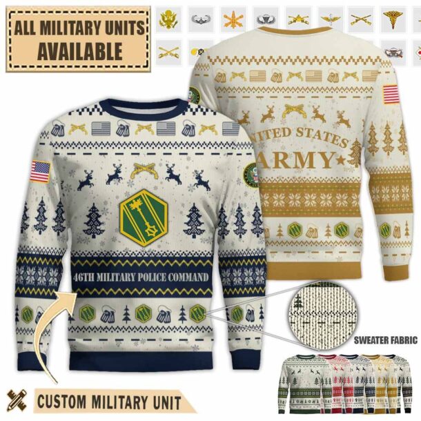 46th mp command 46th military police commandpremium ugly sweater bhivq