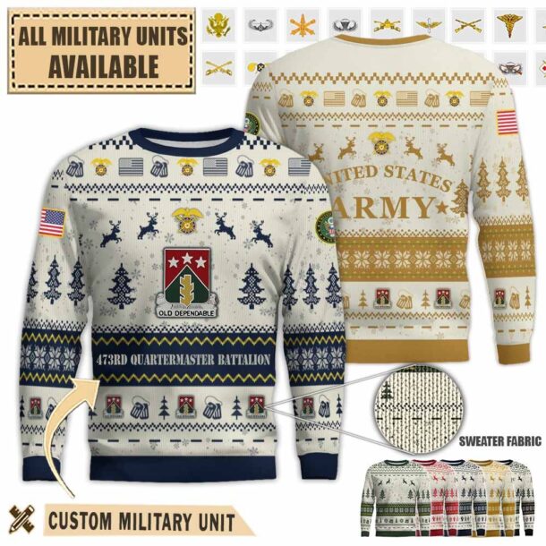 473rd qm bn 473rd quartermaster battalionpremium ugly sweater qr42t