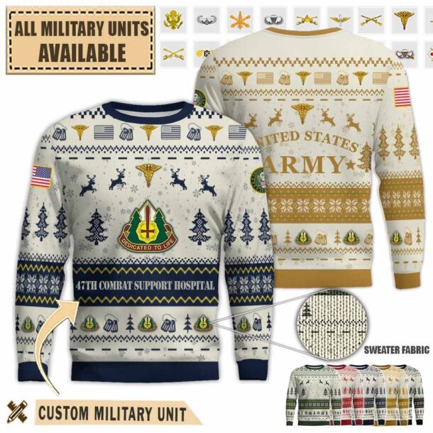 47th csh 47th combat support hospitalpremium ugly sweater cgyhi