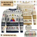4th ad 4th armored divisionpremium ugly sweater 179jn