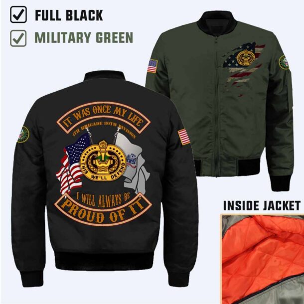 4th brigade 80th divisioncotton printed shirts n7u40