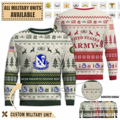507th pir 507th parachute infantry regimentpremium ugly sweater 6eg0a