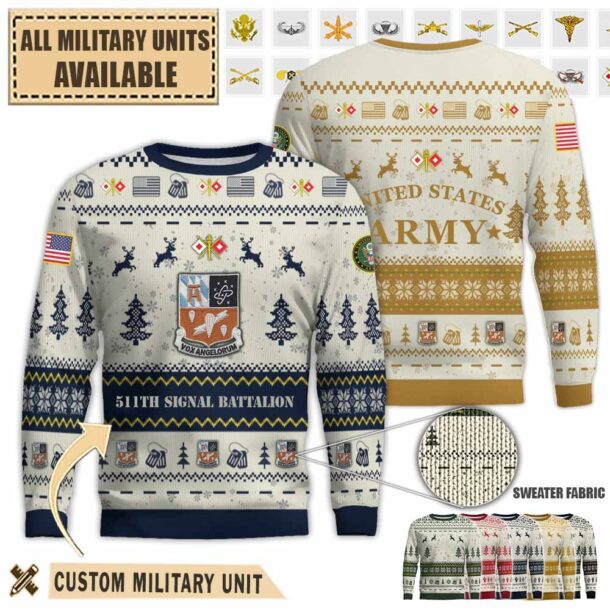 511th sig bn 511th signal battalionpremium ugly sweater 0iecf