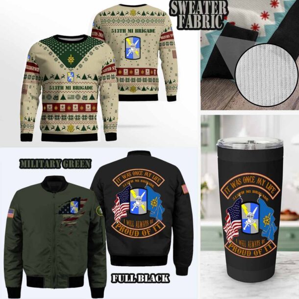 513th mi bde 513th military intelligence brigadesweater tribute sets i17wq