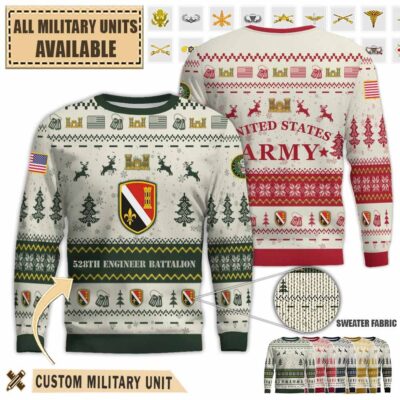 528th en bn 528th engineer battalionpremium ugly sweater adz1y