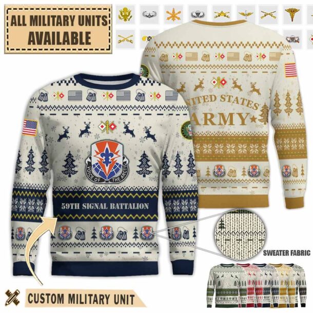 59th sig bn 59th signal battalionpremium ugly sweater hebk1