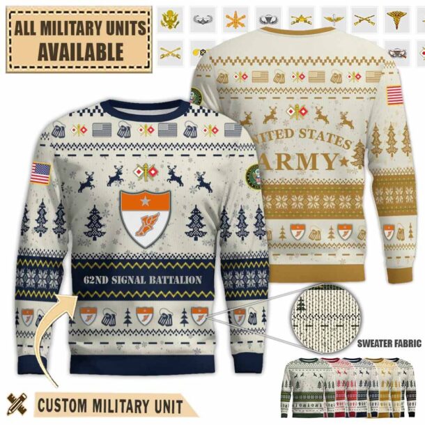 62nd sig bn 62nd signal battalionpremium ugly sweater e6tdx