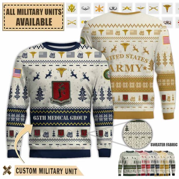 65th medical grouppremium ugly sweater wn730