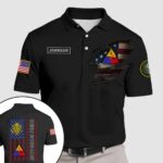 6th ad 6th armored divisionquarter zip hoodie aop polo tshirt 4jyty