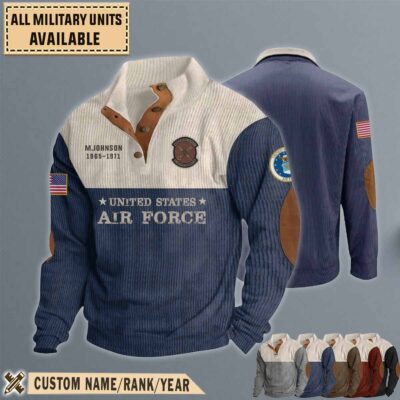 6th lrs logistics readiness squadronstand collar sweatshirt ad1zy