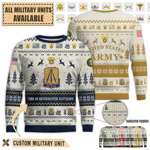 73rd qm bn 73rd quartermaster battalionpremium ugly sweater fv4d9