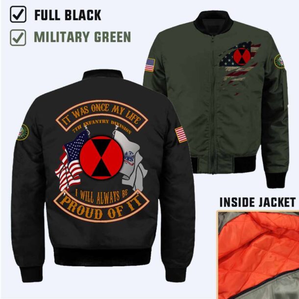 7th id 7th infantry divisioncotton printed shirts dktyn