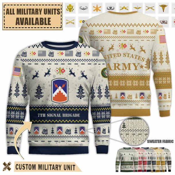 7th sig bde 7th signal brigadepremium ugly sweater ainwf