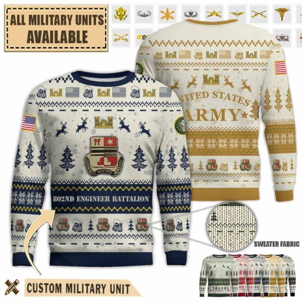 802nd en bn 802nd engineer battalionpremium ugly sweater 68kms