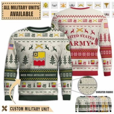 80th fa 80th field artillery regimentpremium ugly sweater ujazn