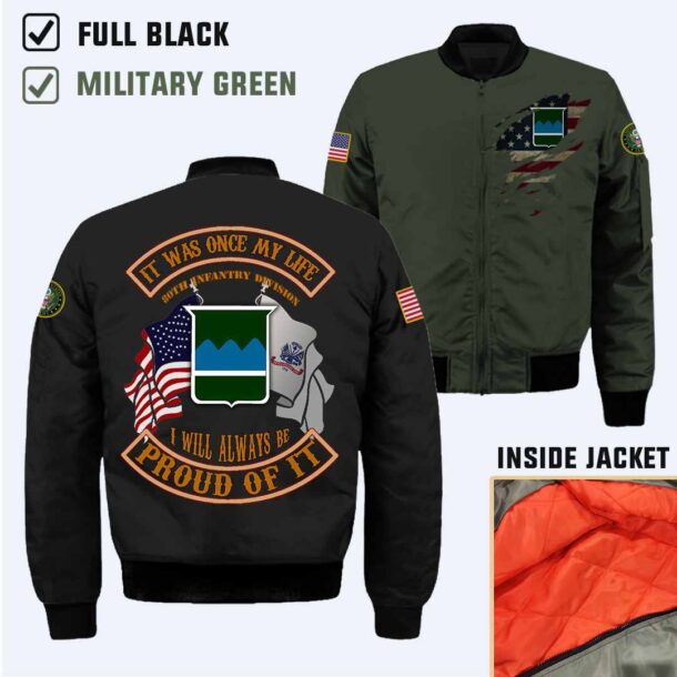 80th id 80th infantry divisioncotton printed shirts 8l4mr