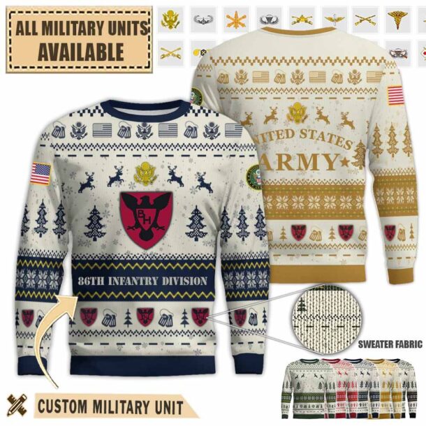 86th id 86th infantry divisionpremium ugly sweater dw5bd