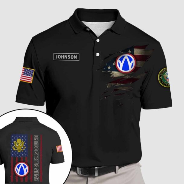 89th id 89th infantry divisionquarter zip hoodie aop polo tshirt gitqy