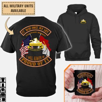 8th cavalry regimentcotton printed shirts f4q4d